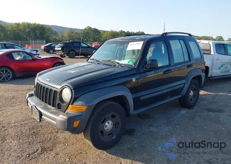 2007 Jeep Liberty Sport from USA, damaged, VIN 1J4GL48K77W512844
